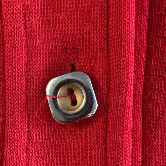 Vintage orange Tan Jay button up sweater jacket - Picture 10 of 10